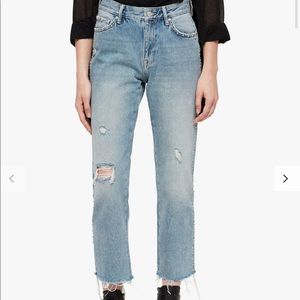 Stroll a city street in these AllSaints Ava jeans Size 31w.